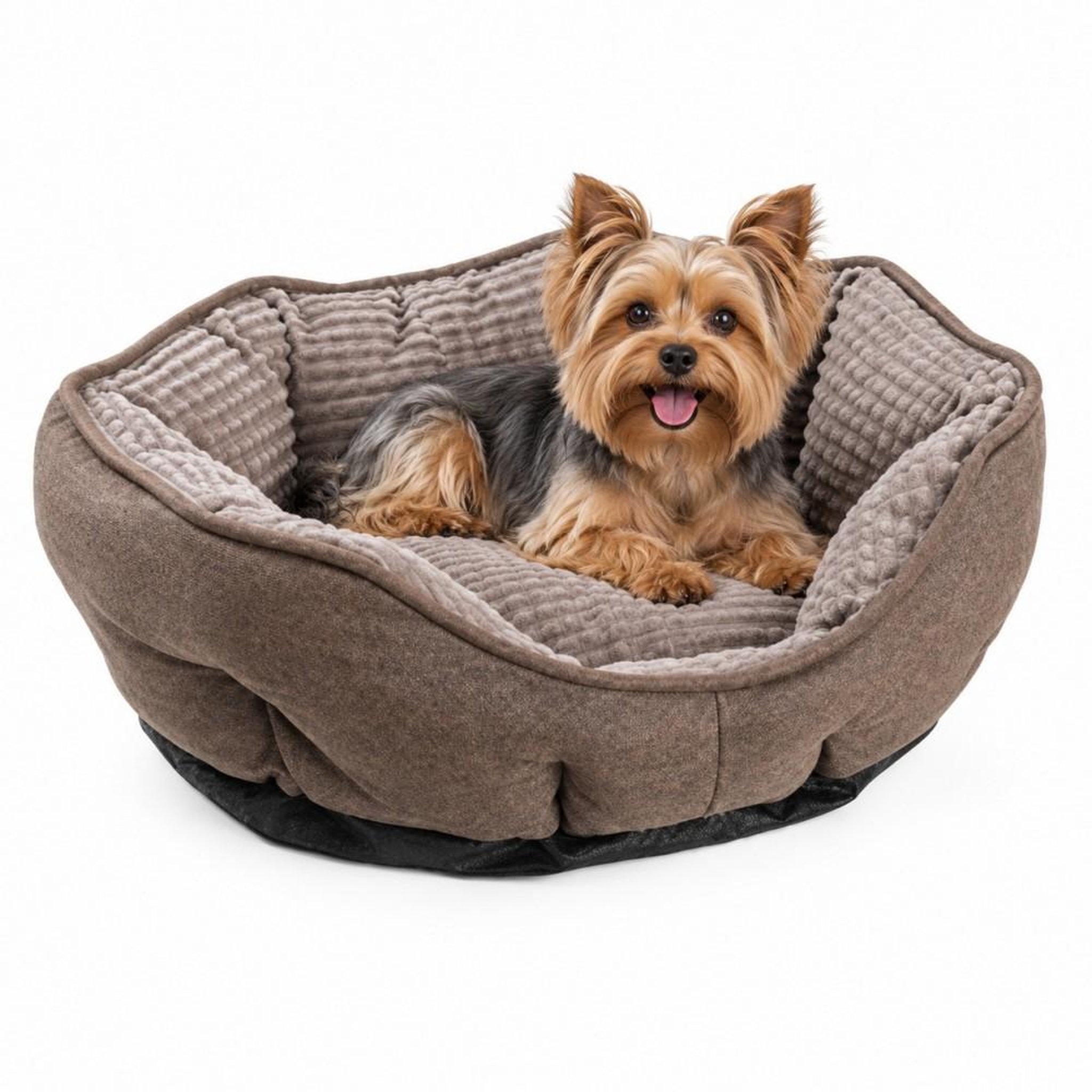 Voir la diapositive 2 : MON AMI LUKI MON AMI LUKI - Panier ovale toucher soft antiderapant pour chien