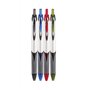 AUCHAN  Lot de 4 stylos billes gel 4 couleurs rétractables