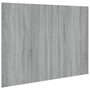 Voir la diapositive 2 : VIDAXL Tete de lit Sonoma gris 120x1,5x80 cm Bois d'ingenierie