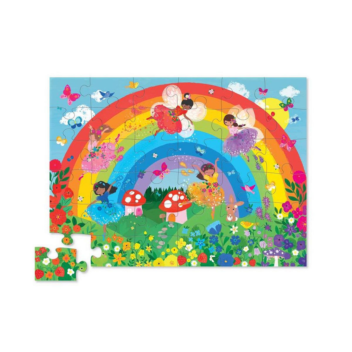 CROCODILE CREEK Puzzle 36 pieces en forme d arc en ciel