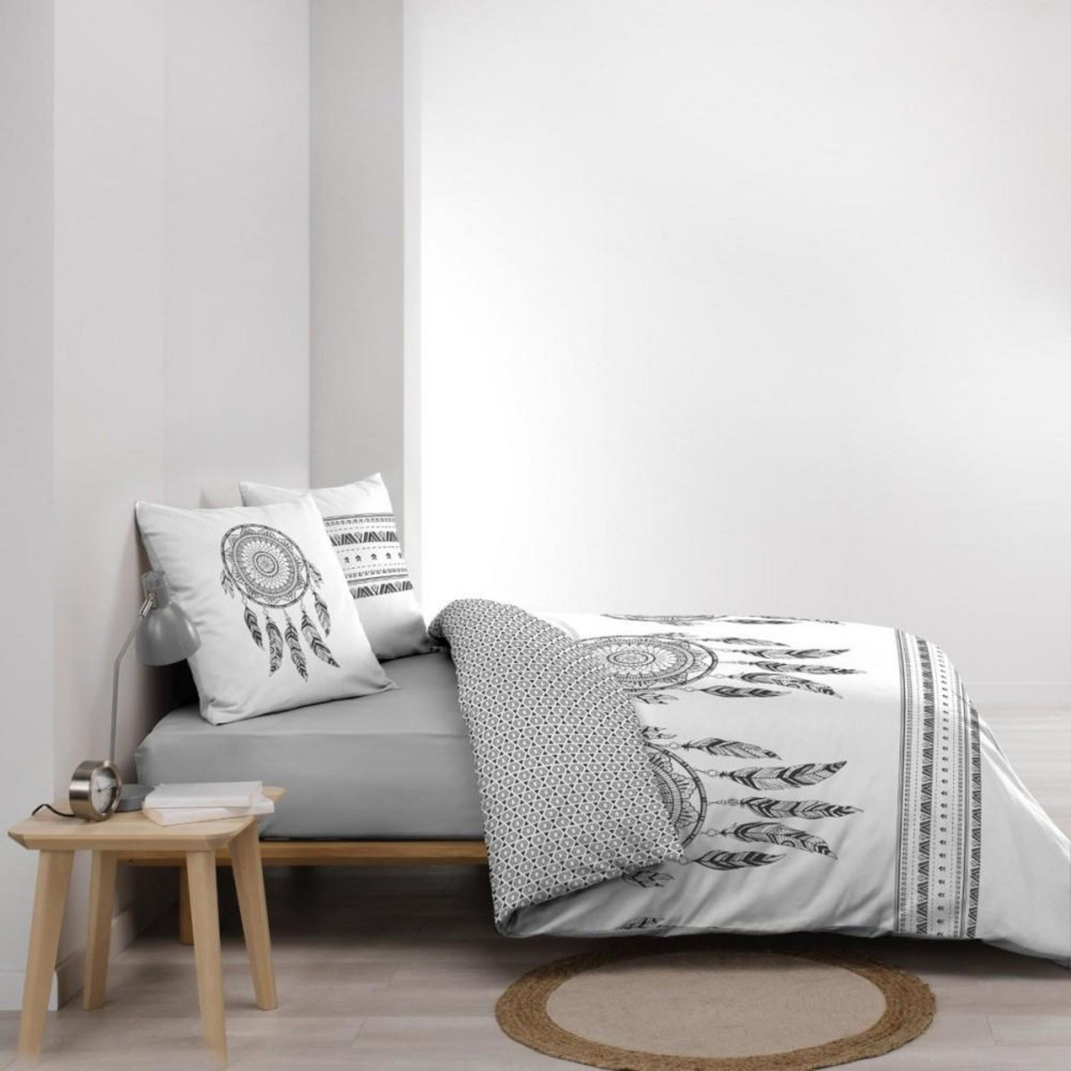 Douceur d'Intérieur Housse de couette 260x240 + 2 taies INDIAN DREAM 100% coton