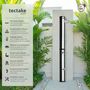 Voir la diapositive 2 : tectake Douche solaire 35 litres noir/gris