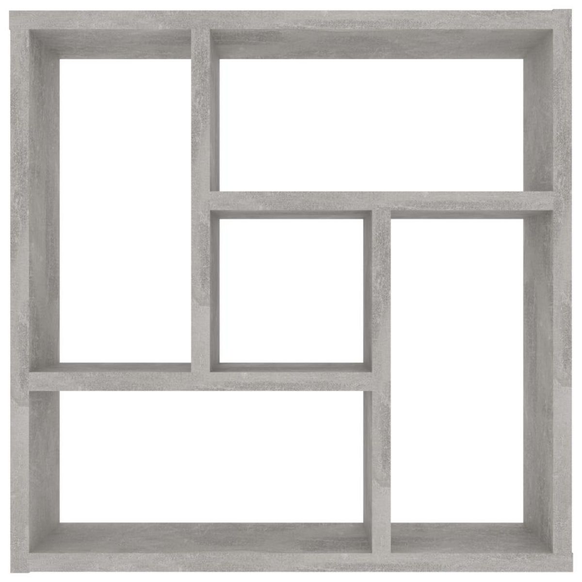 VIDAXL Etagere murale Gris beton 45,1x16x45,1 cm Bois d'ingenierie