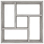 Voir la diapositive 4 : VIDAXL Etagere murale Gris beton 45,1x16x45,1 cm Bois d'ingenierie