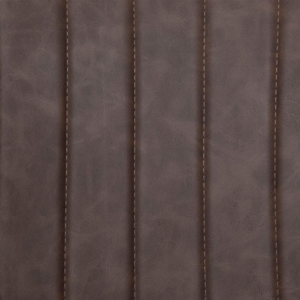 ATMOSPHERA Lot de 2 fauteuils à diner effet cuir VISOCA - Marron
