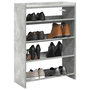 Voir la diapositive 1 : VIDAXL Etagere a chaussures gris beton 60x25x81 cm bois d'ingenierie