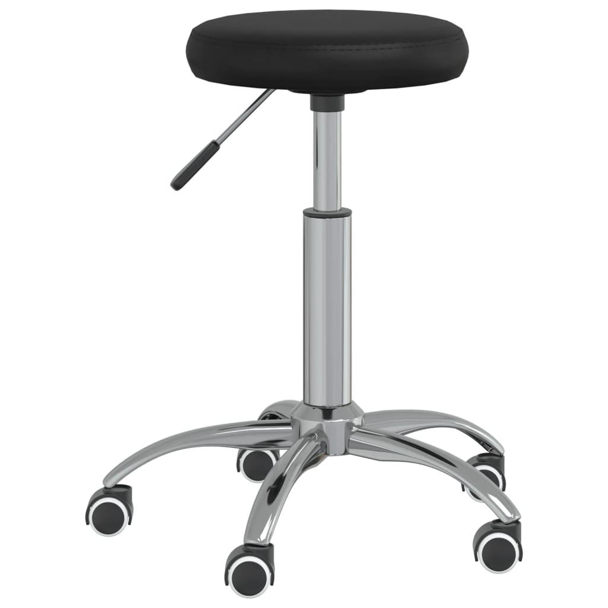 Voir la diapositive 2 : VIDAXL Chaise pivotante de bureau Noir Similicuir