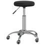 Voir la diapositive 2 : VIDAXL Chaise pivotante de bureau Noir Similicuir