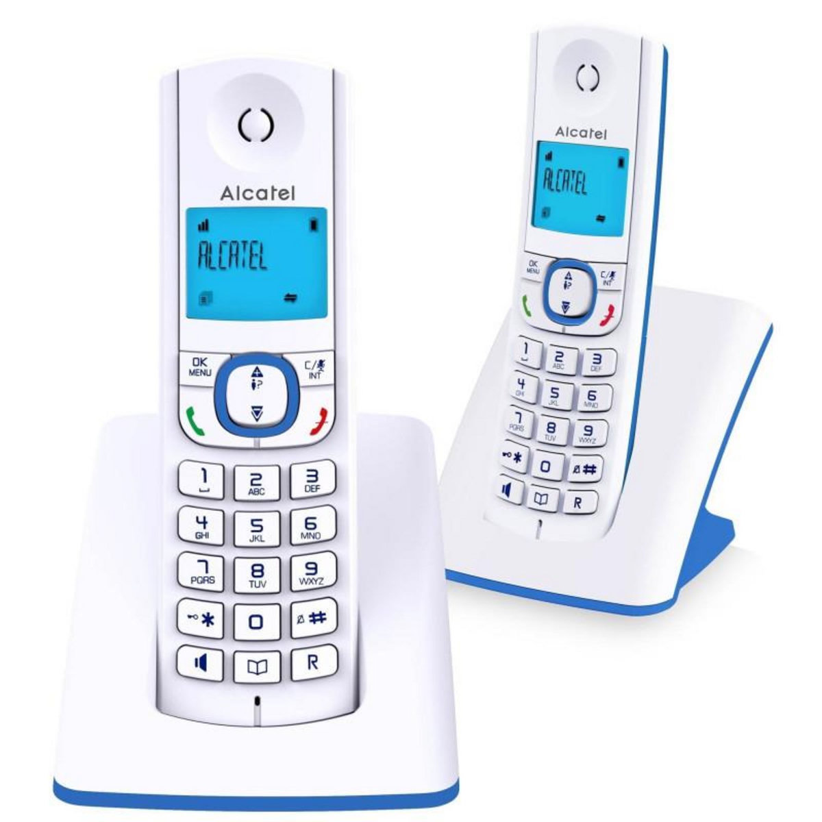 Alcatel Téléphone fixe ALCATEL F 530 DUO BLEU