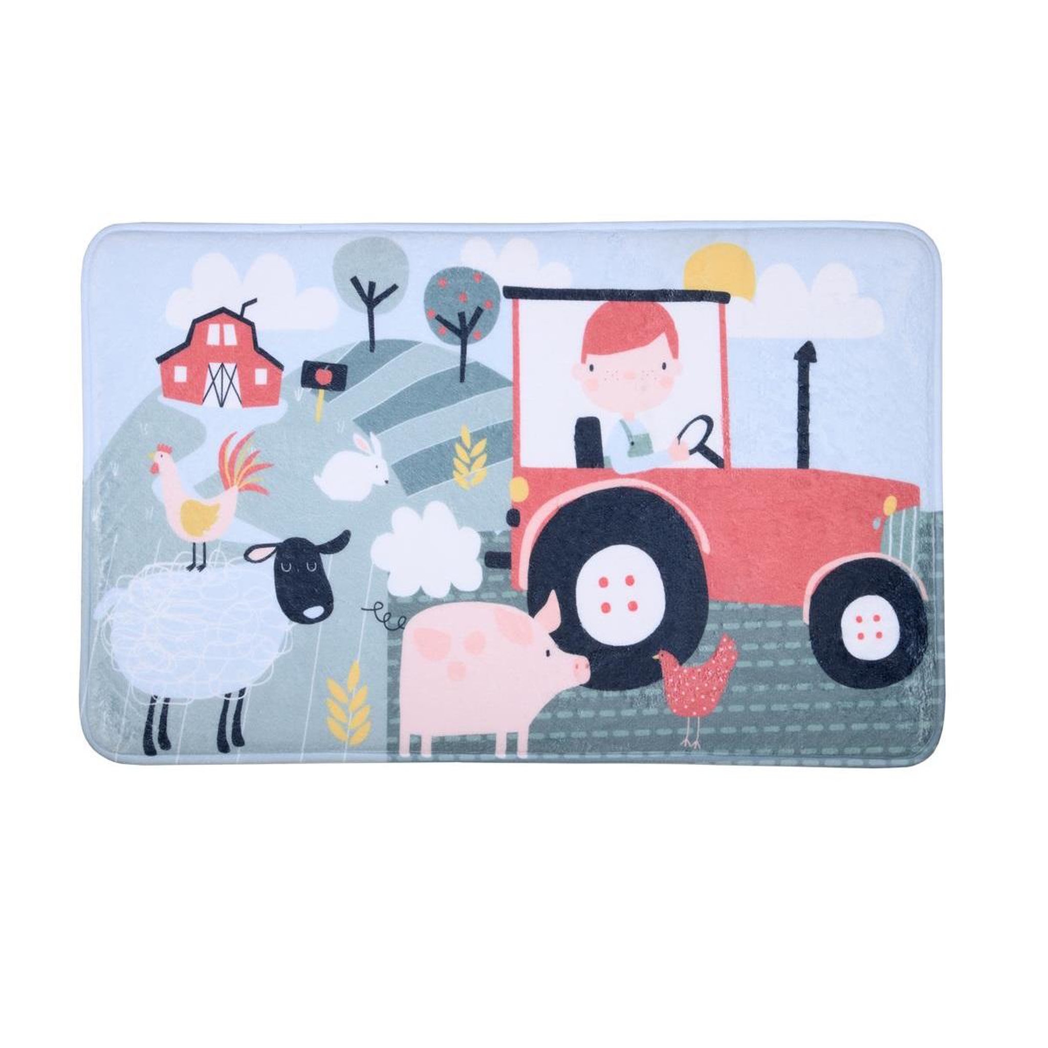 Eden Tapis velours tom a la ferme design et moderne