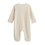 Voir la diapositive 4 : Petit Béguin Lot de 2 pyjamas bébé en velours ouverture zippée Perle