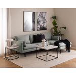 LISA DESIGN Alamosa - table basse - effet marbre blanc - 60 cm. Coloris disponibles : Bicolore