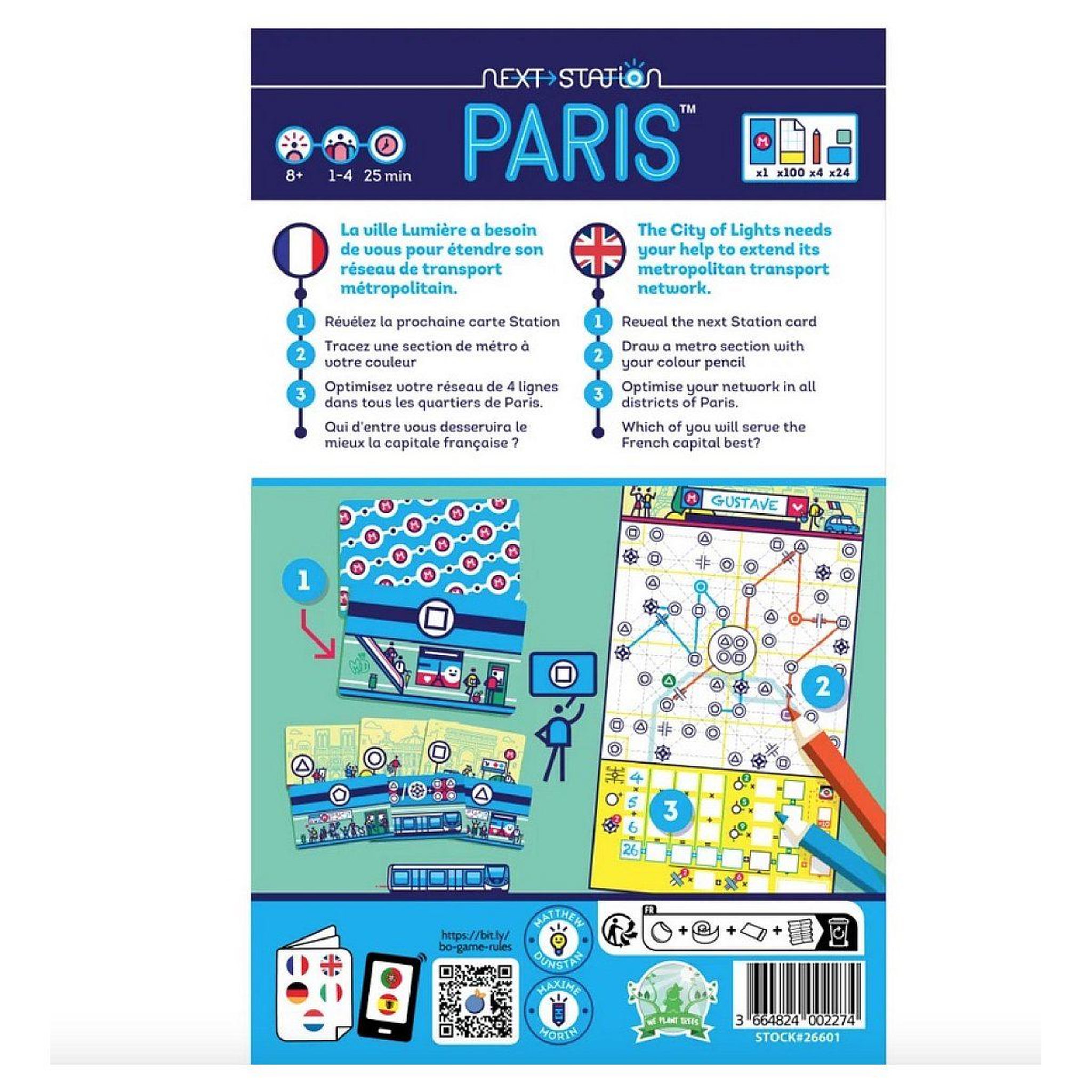 Voir la diapositive 2 : Blue orange Next station - paris -  jeu de strategie