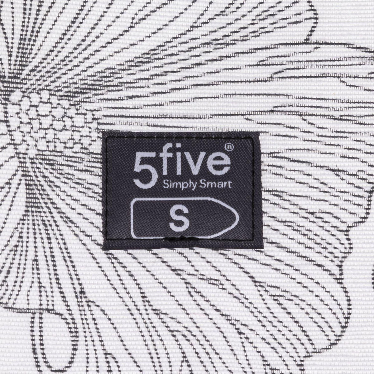 FIVE Housse à repasser 2 couches en coton - Gris et blanc