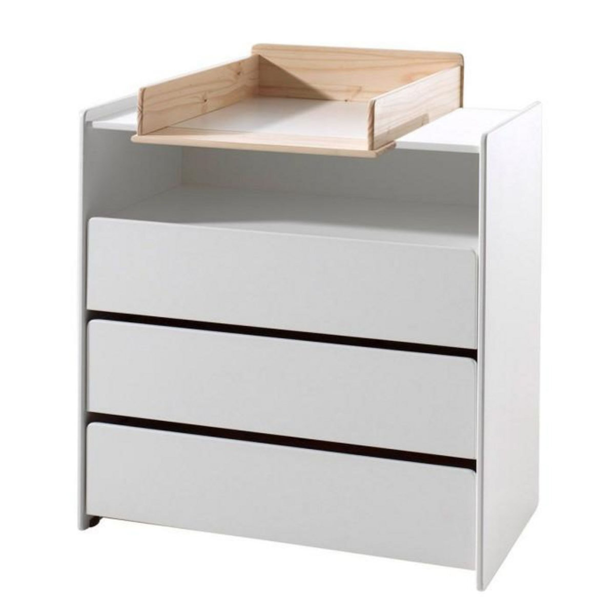 Paris Prix Pack - Commode & Plan à Langer  Kiddy  90cm Blanc