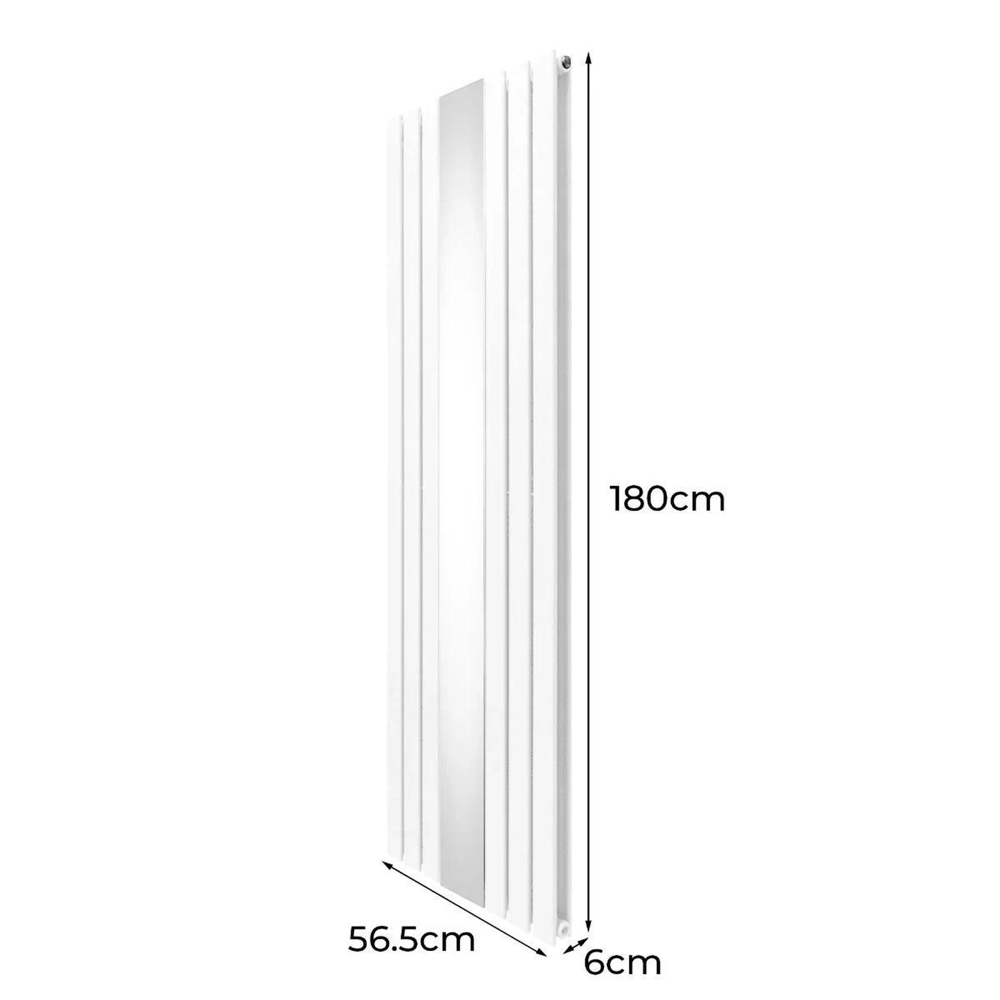 Voir la diapositive 5 : MONSTERSHOP Radiateur plat à miroir, 2 panneaux - 1800 x 565 mm