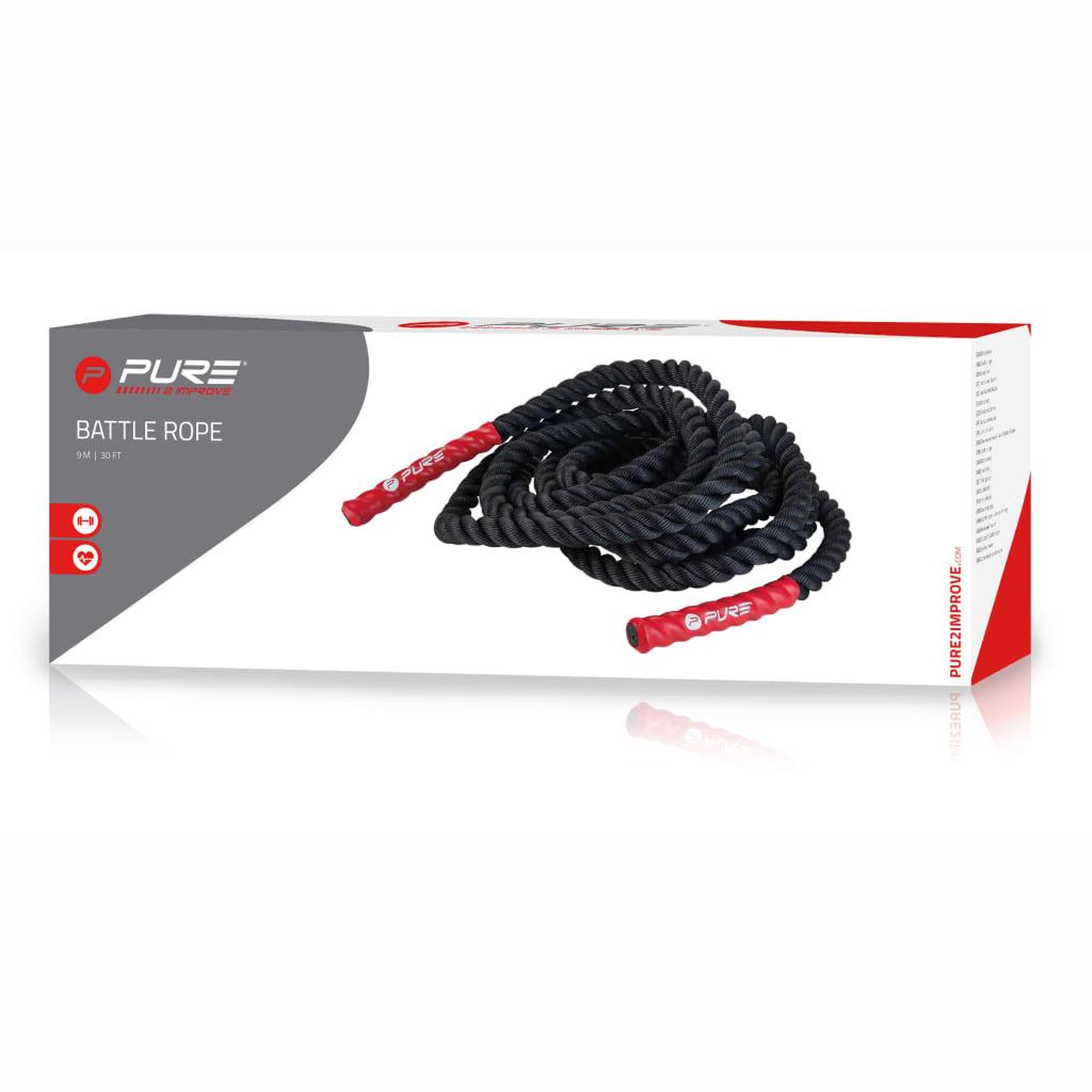 Voir la diapositive 3 : PURE 2 IMPROVE Pure2Improve Corde d'entraînement 9 m