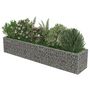 Voir la diapositive 4 : VIDAXL Lit sureleve a gabion Acier galvanise 270x50x50 cm