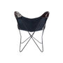 Voir la diapositive 5 : Paris Prix Fauteuil Design Peau de Vache  Papillon  92cm Noir & Blanc