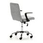 Voir la diapositive 3 : VS VENTA-STOCK Fauteuil de Bureau relevable et reclinable Teo matelassé avec Tissu Gris Clair