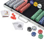 Voir la diapositive 3 : VIDAXL Jeu de poker avec 500 jetons Aluminium