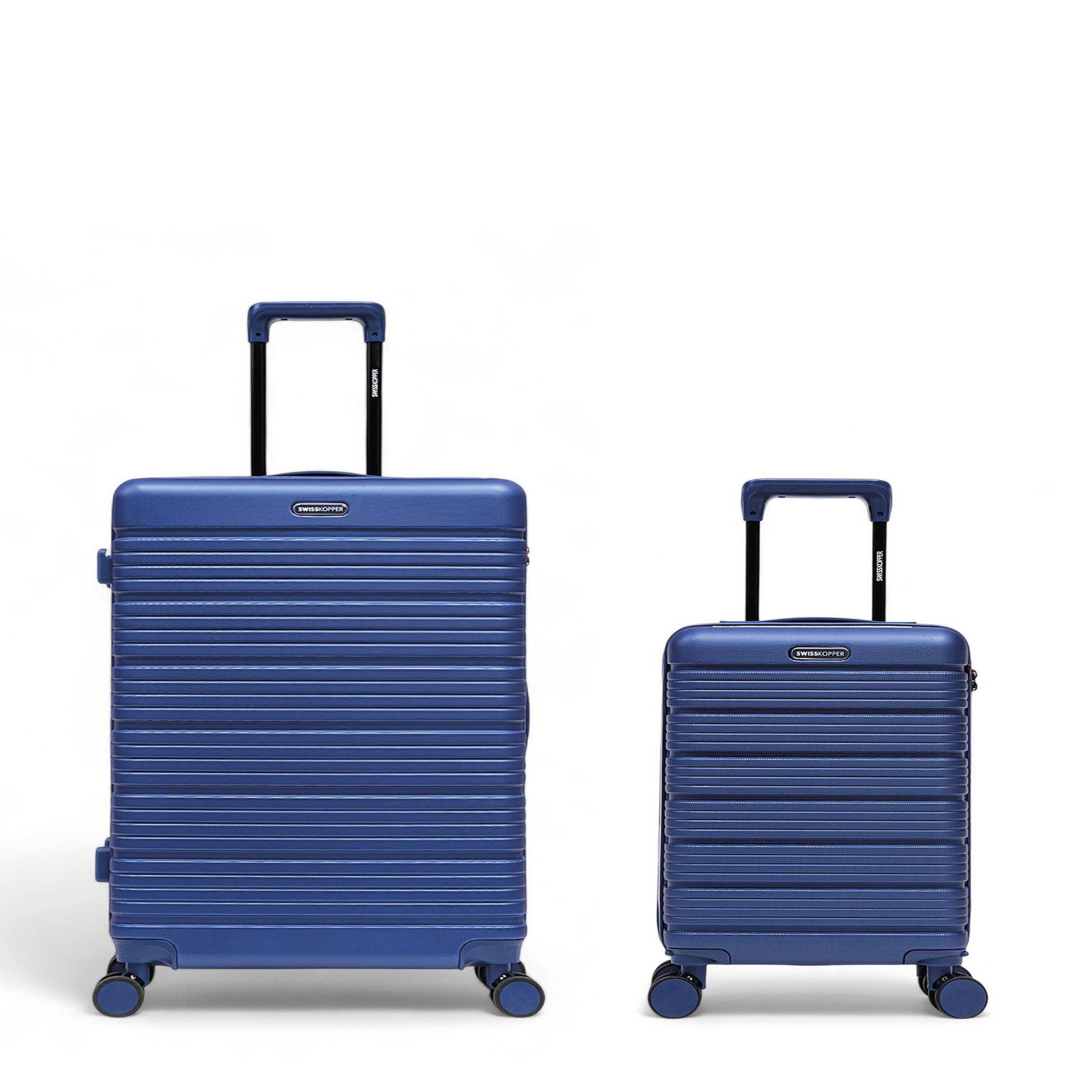 SWISS KOPPER Lot de 2 Valises Rigides Grand Format et Cabine XS LUGANO