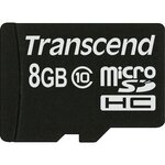 Transcend Carte mémoire Transcend microSDHC 8 Go Class 10