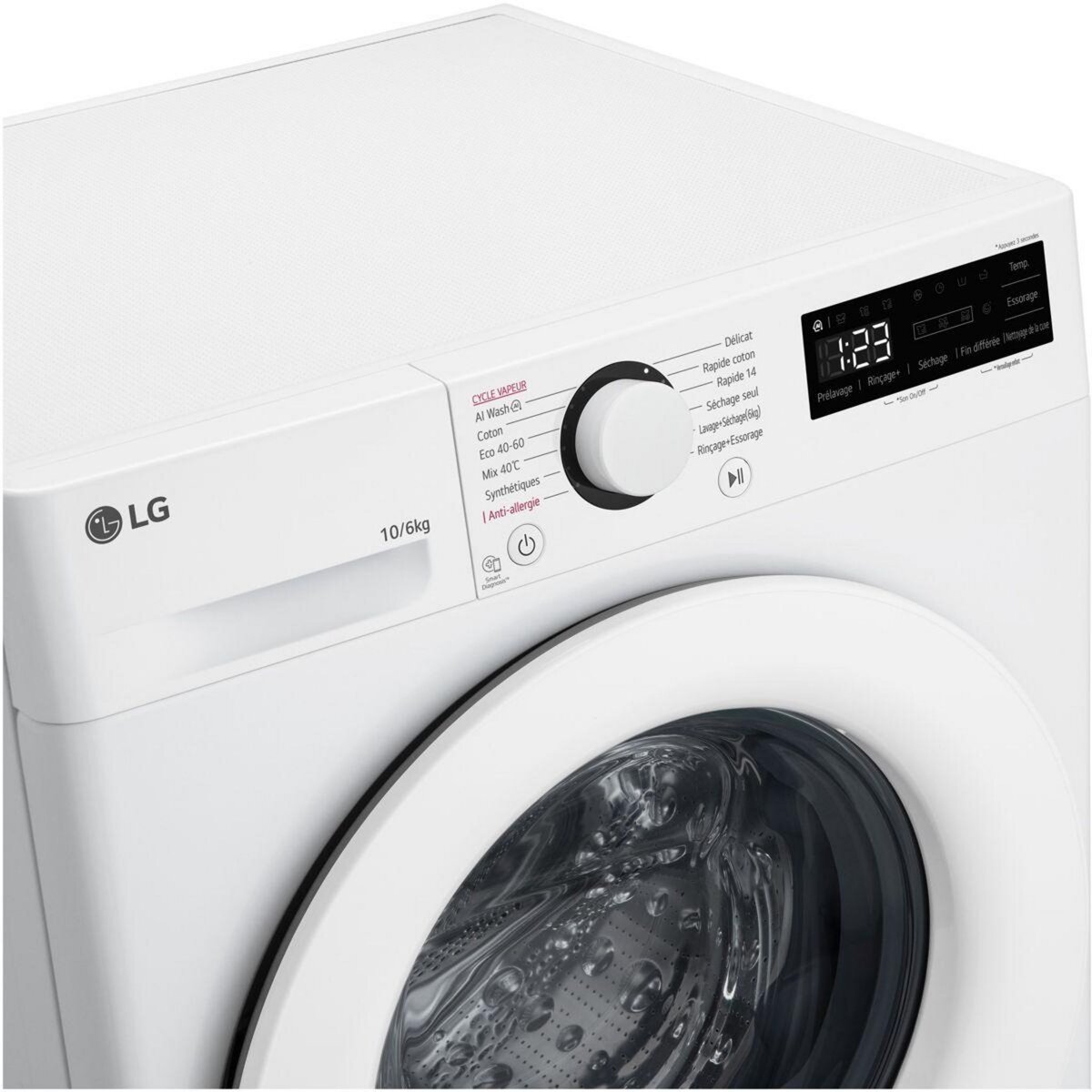 LG Lave linge séchant hublot F164R33WRS