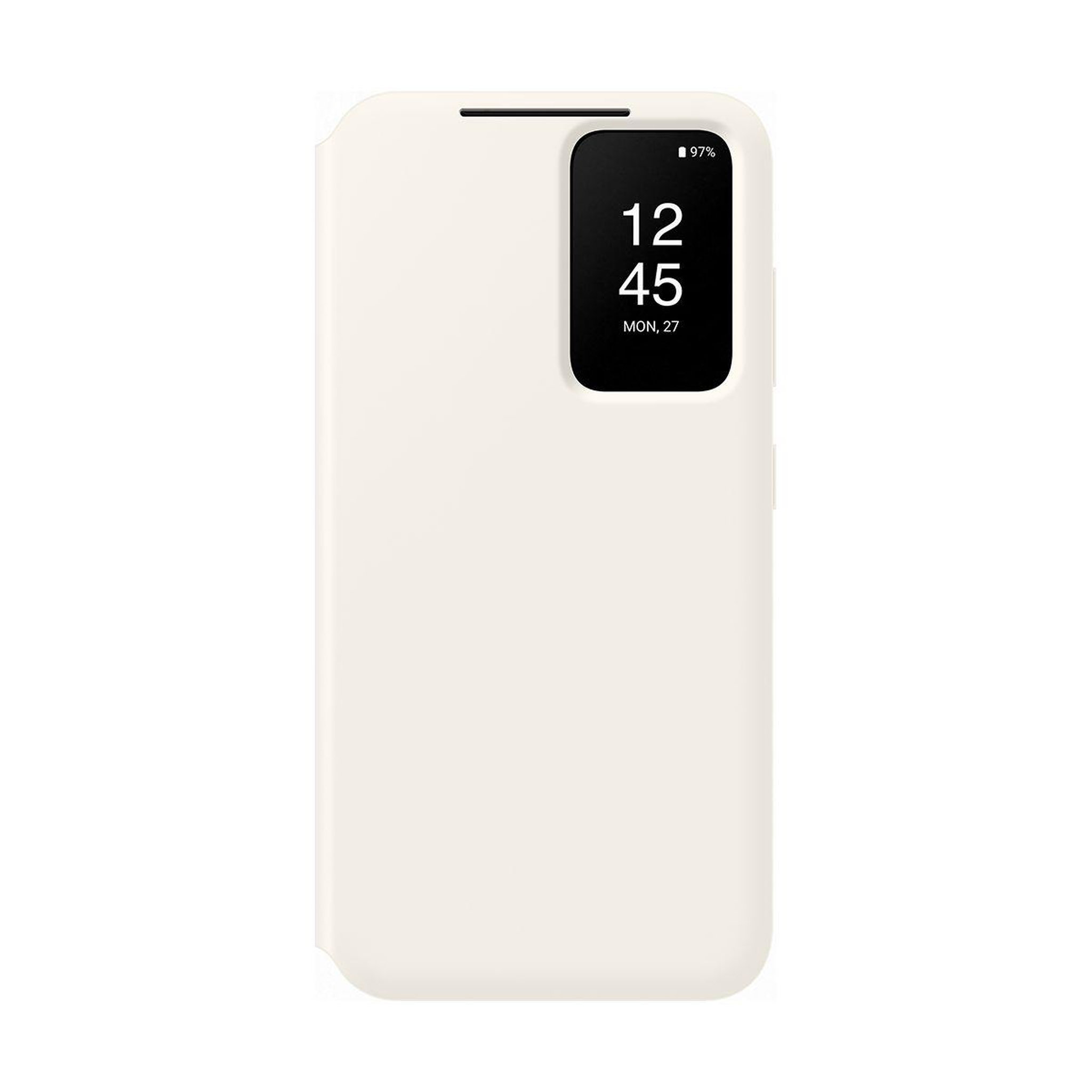 Samsung Etui s23 smart view porte-carte creme