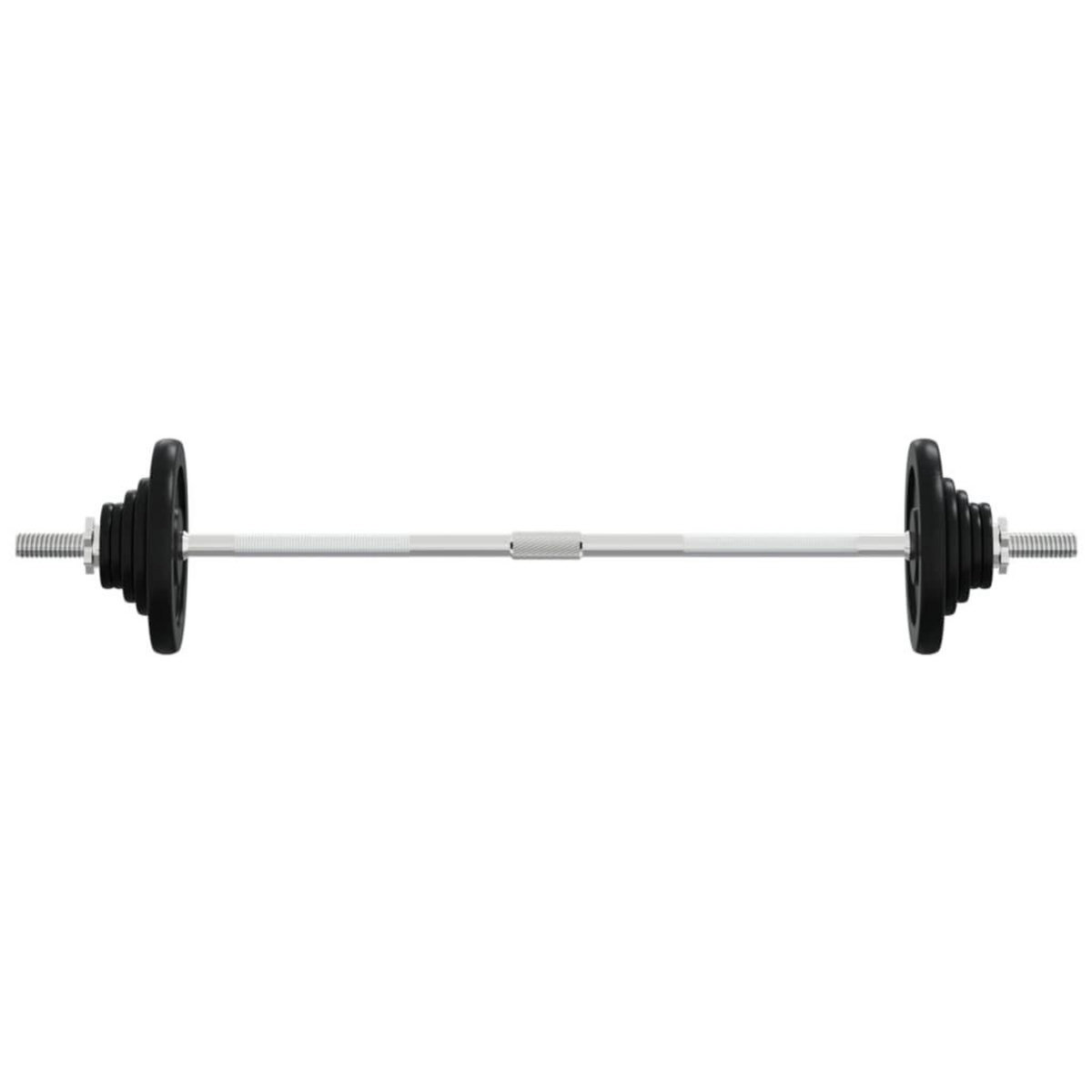 VIDAXL Ensemble d'halteres avec plaques 30 kg fonte