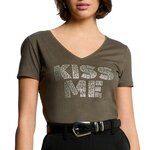 MORGAN T  hirt  Femme Morgan DBI OU. Coloris disponibles : Vert