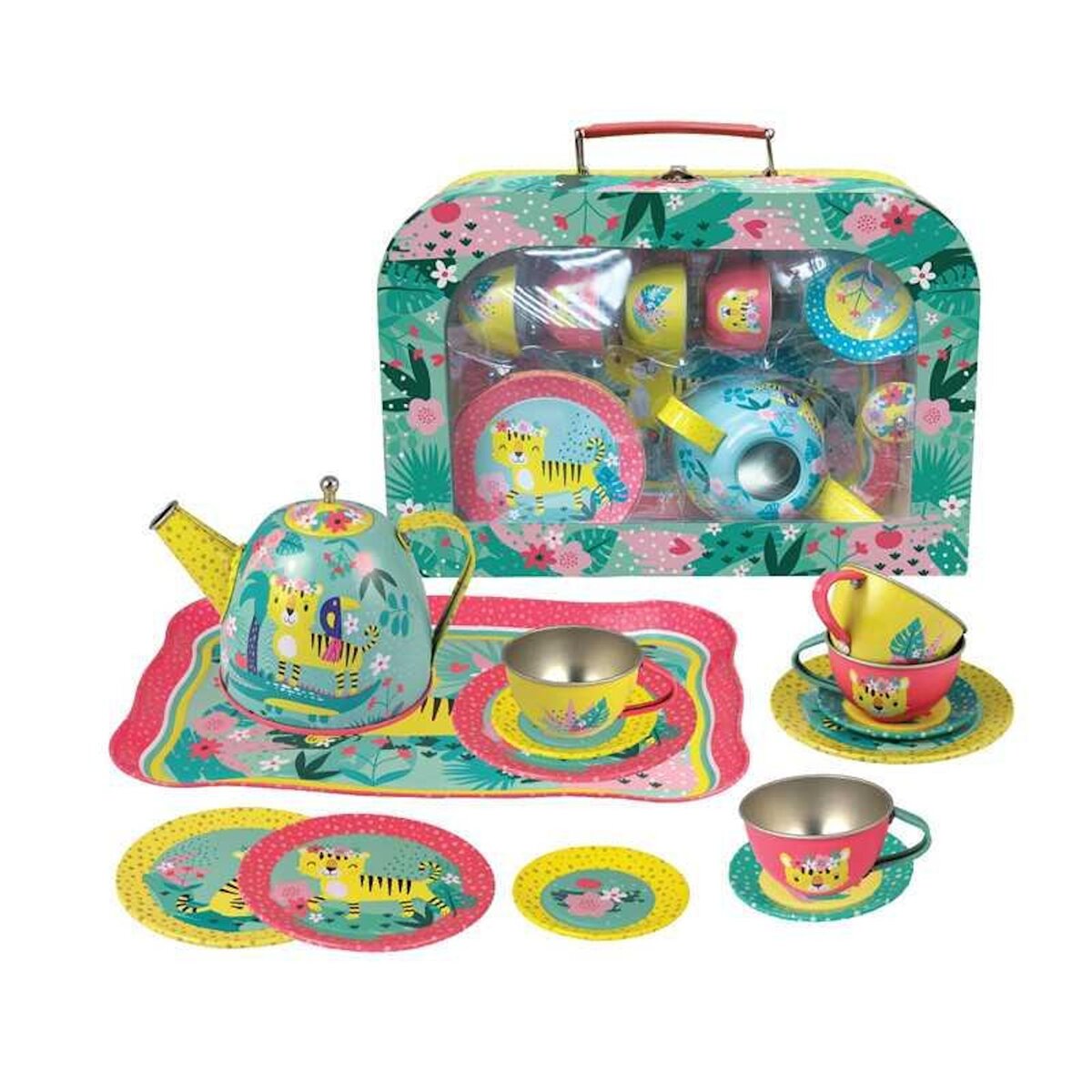 CHAMPION Dînette en métal décor Tigresse CHAMPION A2502236