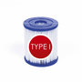 Voir la diapositive 3 : SWEEEK Lot de 2 cartouches filtrantes type 1 pour pompe de piscine  - 7.8x7.8cm compatibles avec piscines Bestway Leman. Opalite. Connemara. Diamant. Jade et Spinelle 3x2m
