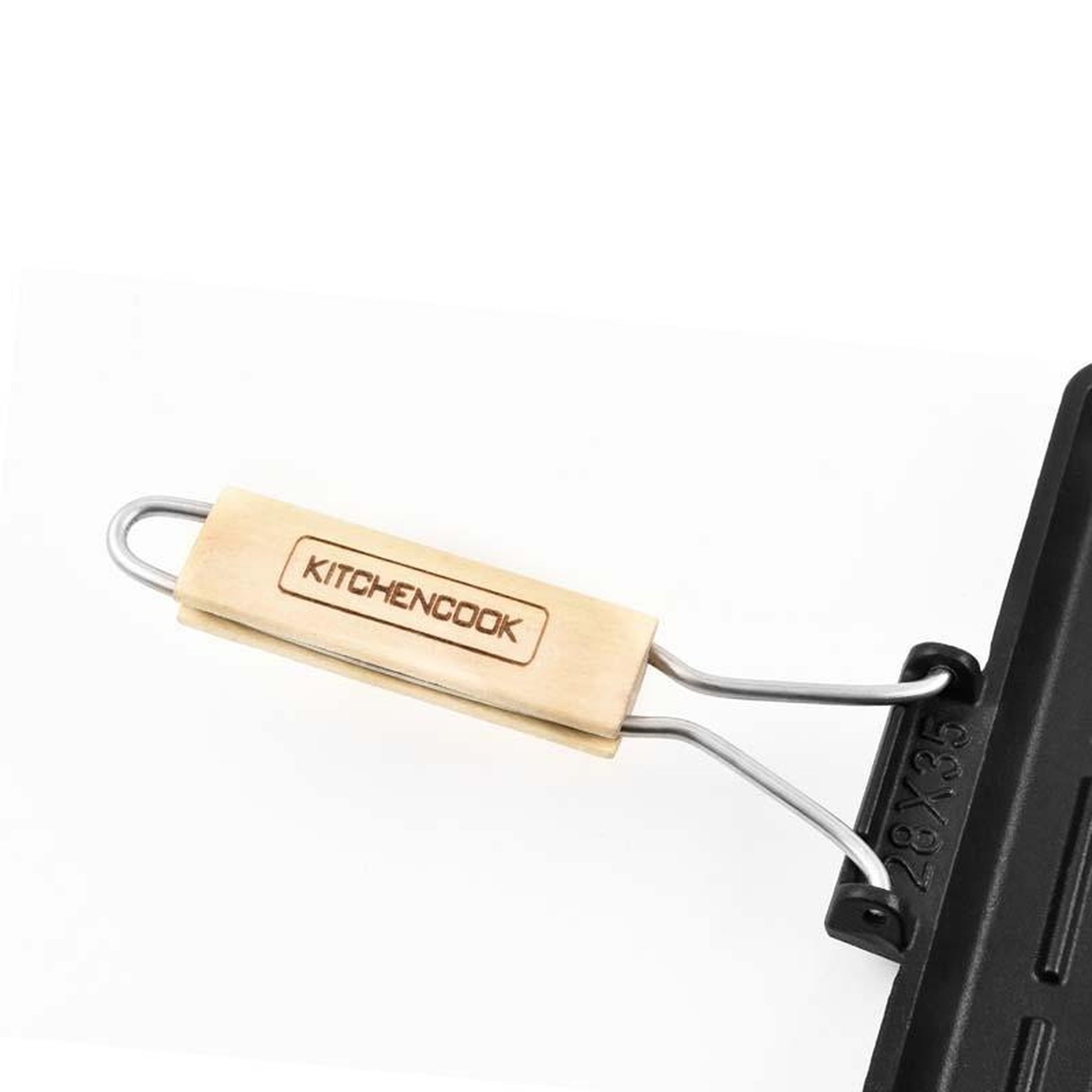 Voir la diapositive 5 : KITCHENCOOK Grill Rectangulaire En Fonte émaillée 35 X 28 Cm Grill3528a Tfi Kitchencook