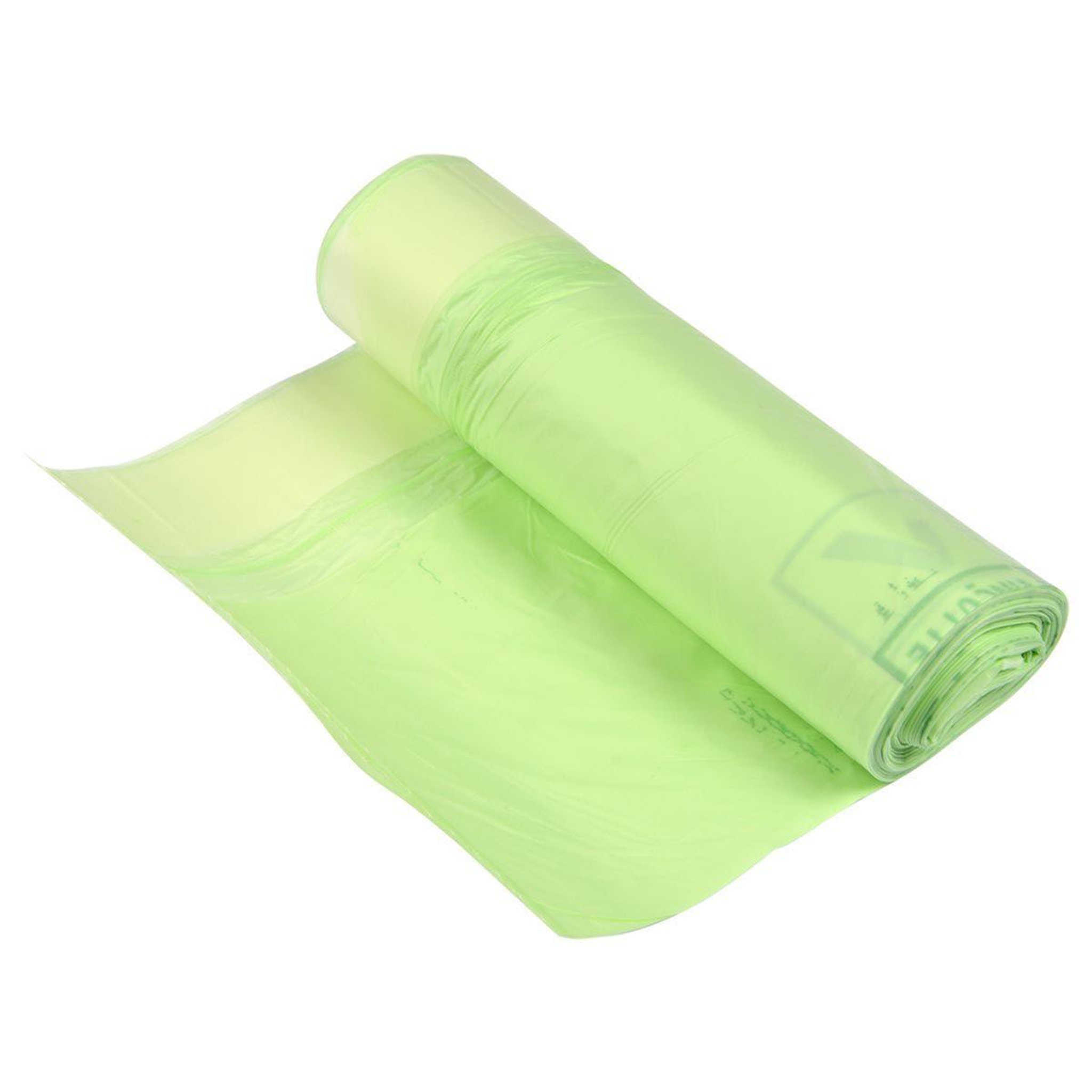 HOMEA Lot de 15 sacs poubelle  compostables  10l vert