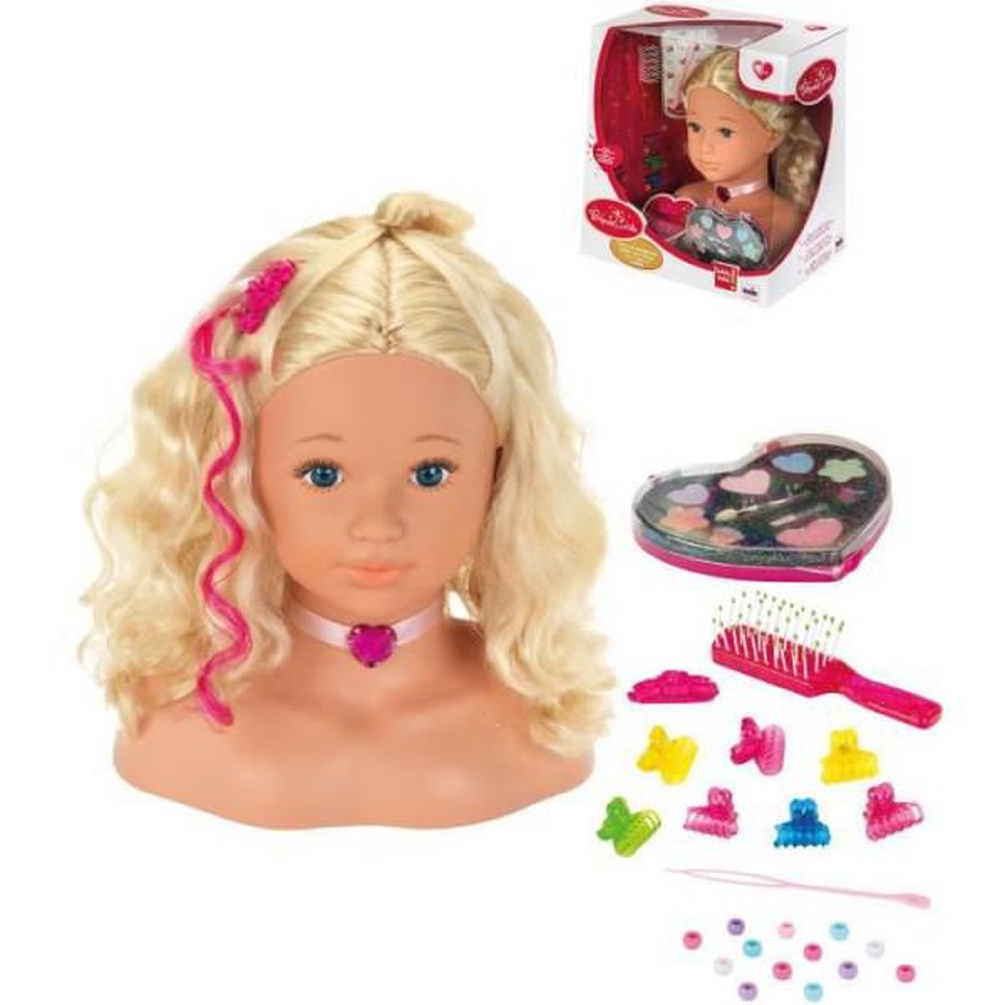 Voir la diapositive 2 : Klein Tete a coiffer et a maquiller Sophia Princess Coralie avec accessoires - KLEIN - 5240