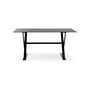 Voir la diapositive 2 : Paris Prix Table Design en Verre  Trinidad  160cm Noir