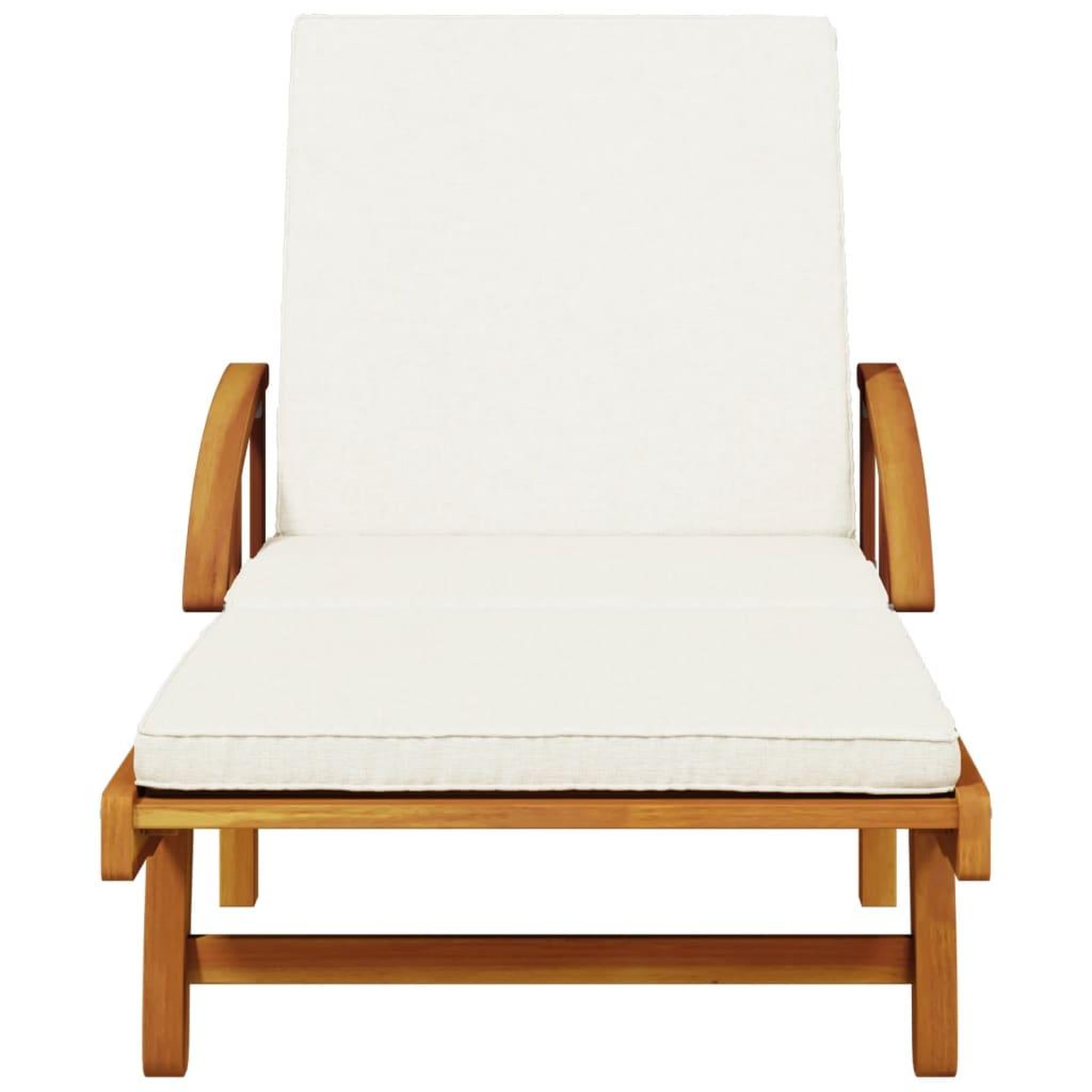 Voir la diapositive 5 : VIDAXL Chaises longues lot de 2 avec table bois massif d'acacia