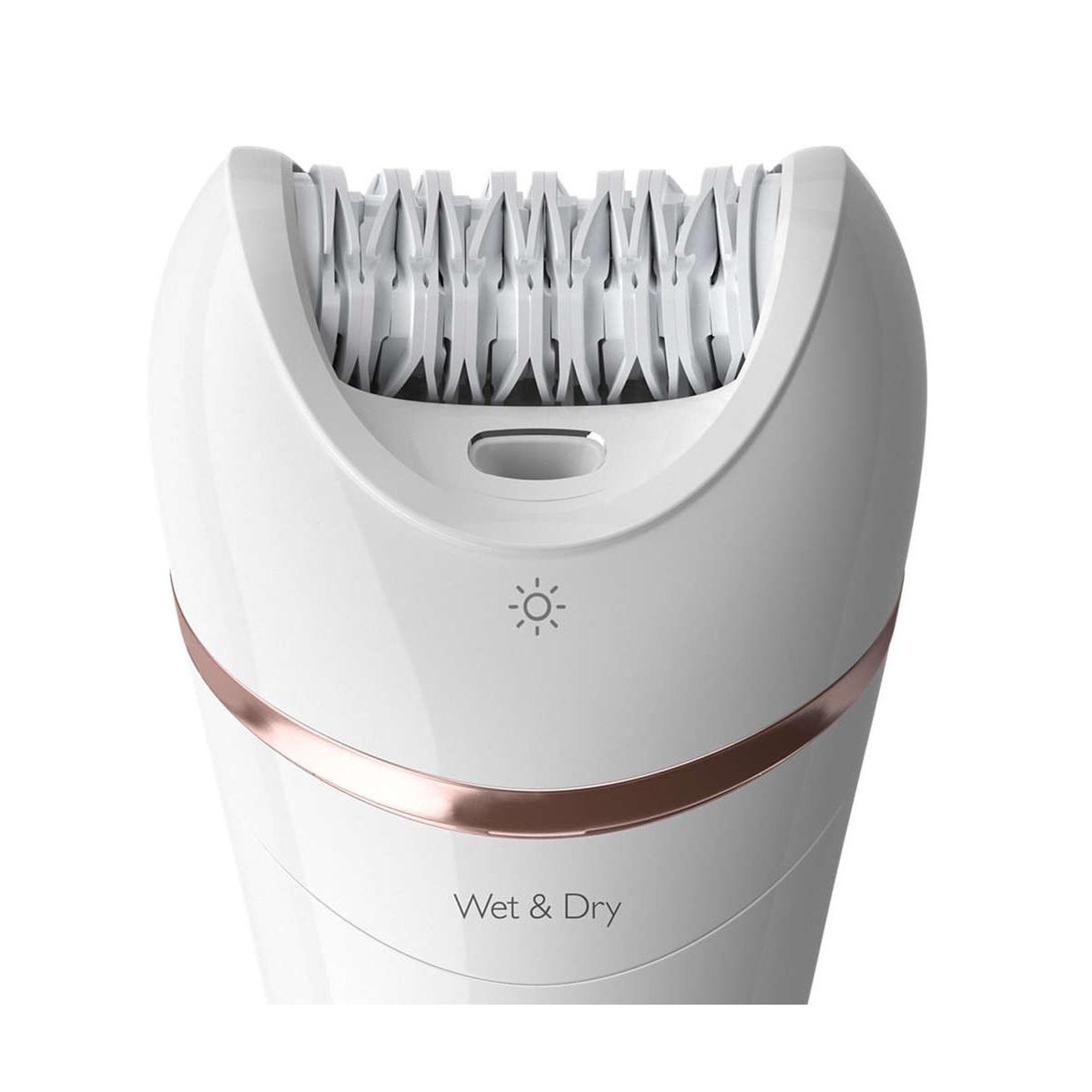 Voir la diapositive 2 : Philips Epilateur rechargeable étanche blanc - BE740/10