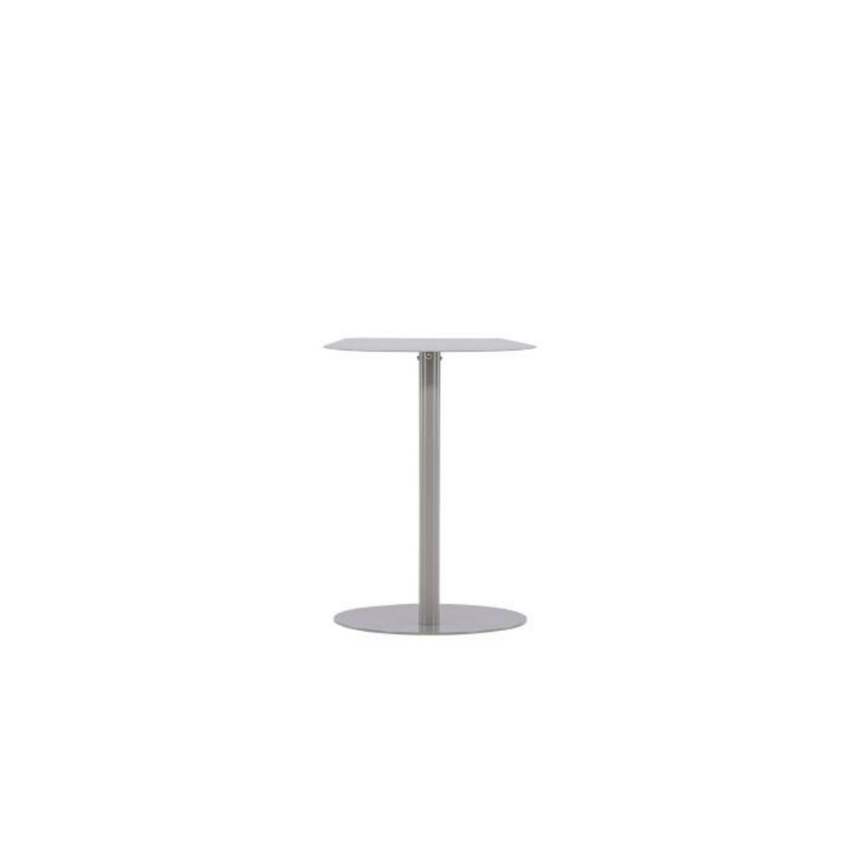 Paris Prix Table d'Appoint Design  San Jose  50cm Gris Clair