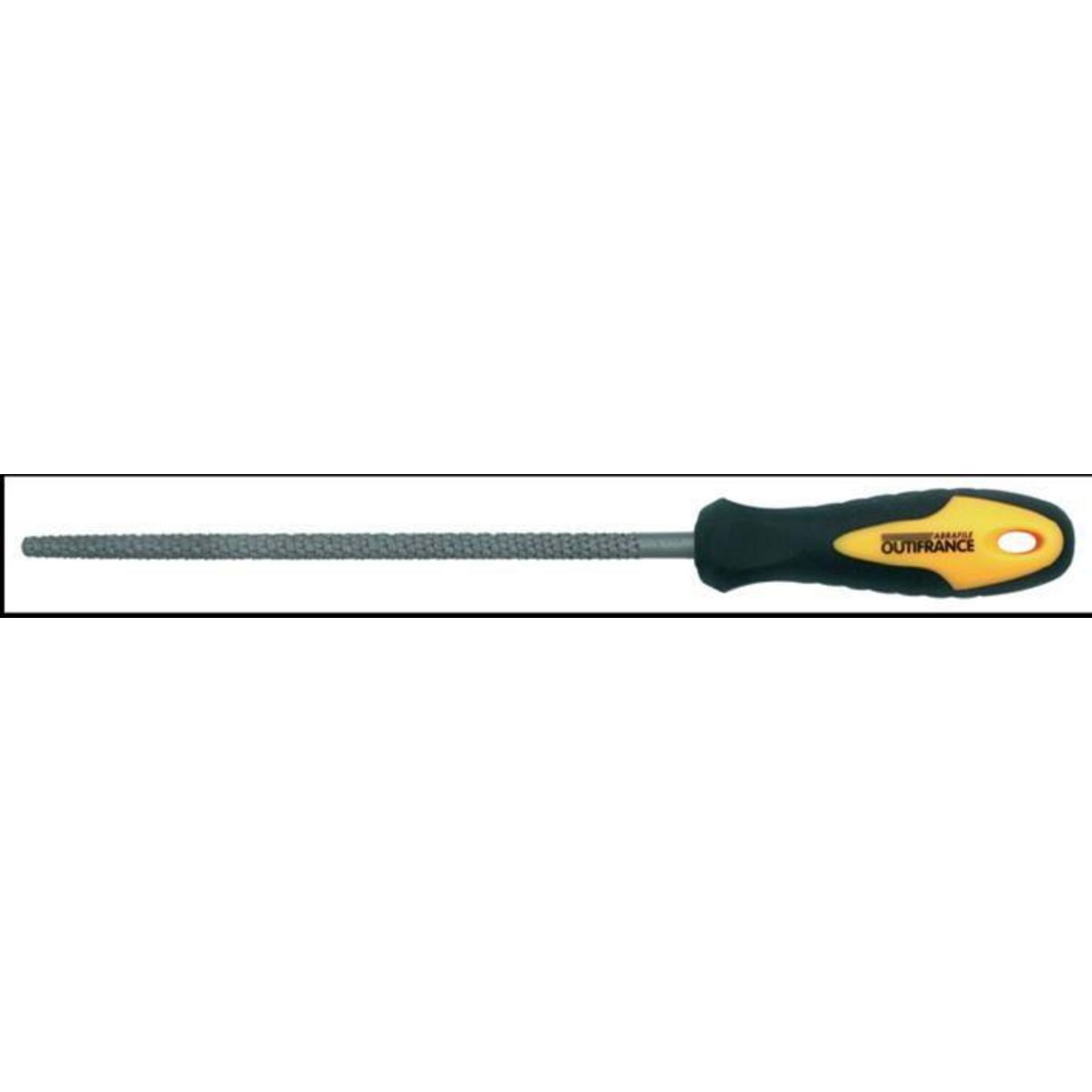 OUTIFRANCE Râpe à bois ronde manche bi-matière 150 mm