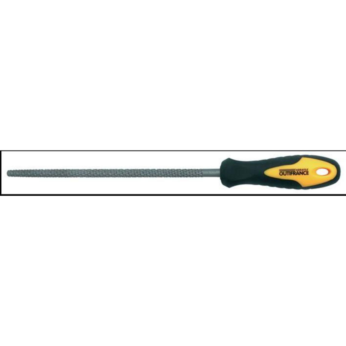 OUTIFRANCE Râpe à bois ronde manche bi-matière 150 mm