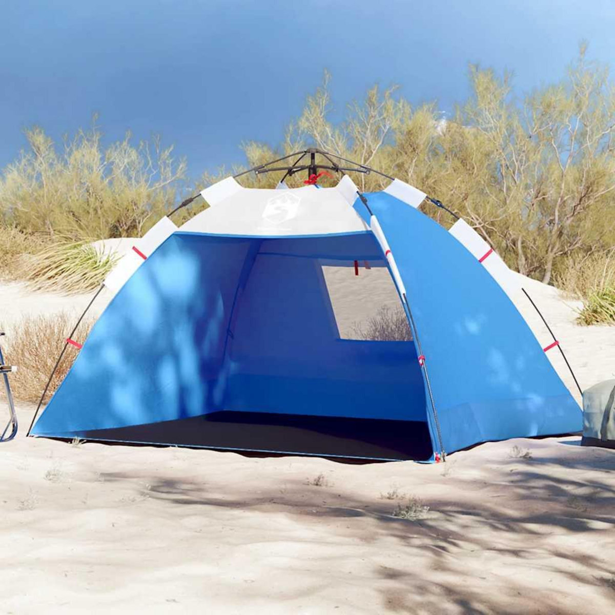 VIDAXL Tente de plage 2 personnes liberation rapide impermeable