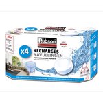 RUBSON Lot de 4 recharges BASIC Tabs
