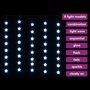 VIDAXL Guirlande lumineuse a etoiles LED 200 LED Blanc 8 fonctions