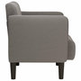 Voir la diapositive 4 : VIDAXL Canape-chaise accoudoirs gris clair 54 cm tissu velours cotele