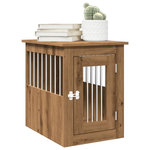 VIDAXL Meuble de cage pour chiens chene artisanal 45x62x59 cm