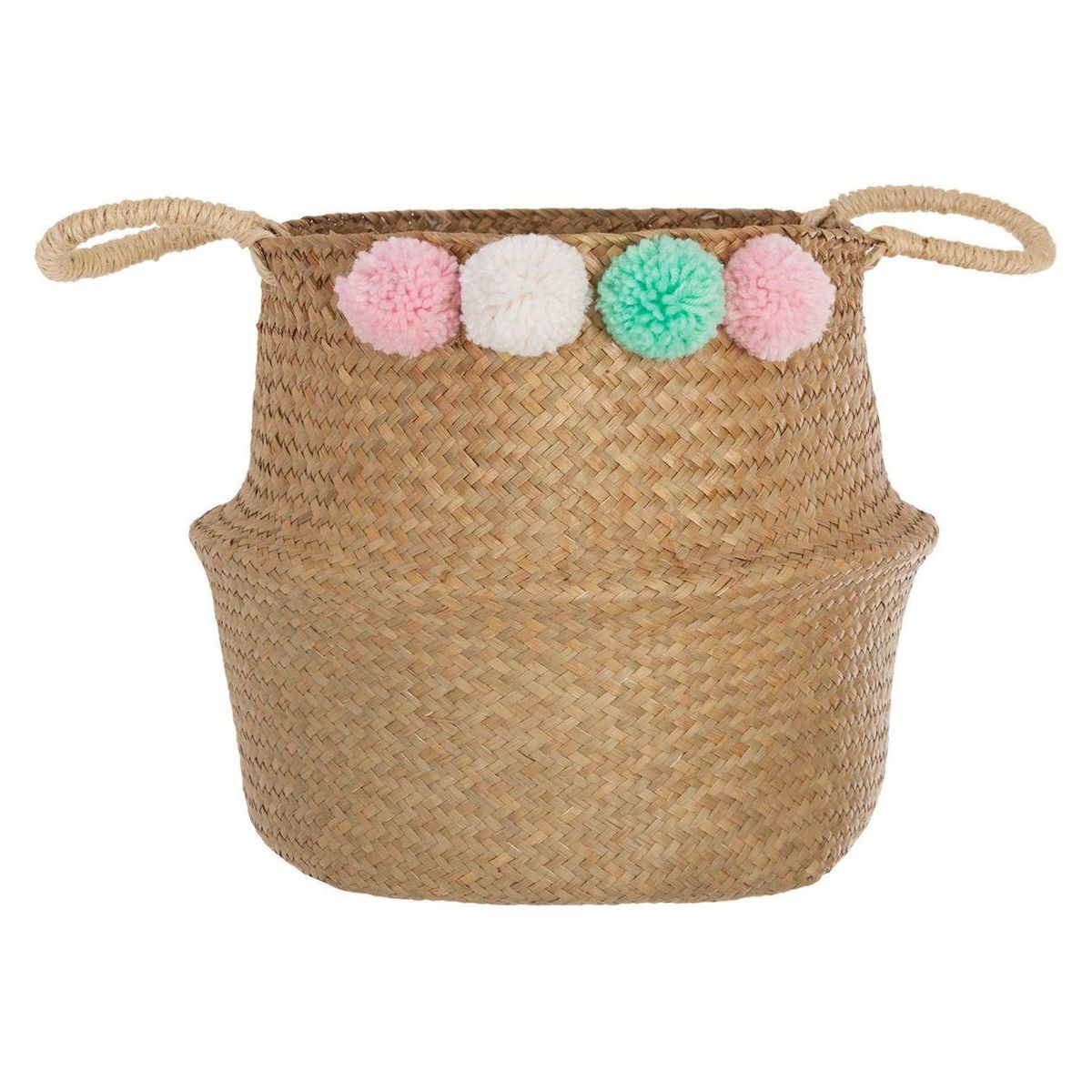 ATMOSPHERA FOR KIDS Panier de rangement enfant Pompons 