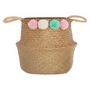 Voir la diapositive 1 : ATMOSPHERA FOR KIDS Panier de rangement enfant Pompons 