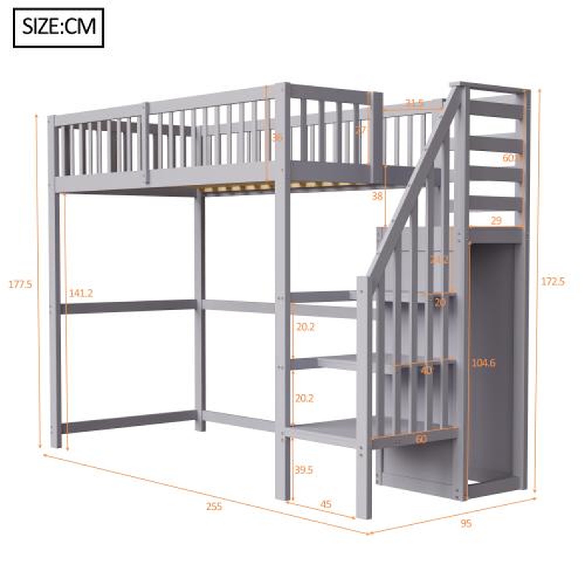 Voir la diapositive 3 : MERAX Lit mezzanine